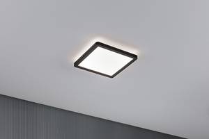 Plafondlamp Atria Shine kunststof - 1 lichtbron - Zwart - Warm wit