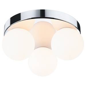 Lampada da soffitto Rondel Vetro opale / Cromo - 3 punto luce - Chrome