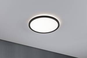 Lampada da soffitto Atria Shine rotondo Materiale plastico - 1 punti luce - Nero - Bianco caldo