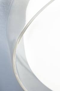 Plafondlamp Luena chroom/transparant glas - zilverkleurig/wit- 1 lichtbron - Diameter: 25 cm