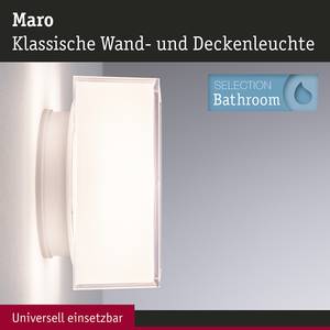 Deckenleuchte Maro Acrylglas - Weiß - 1-flammig