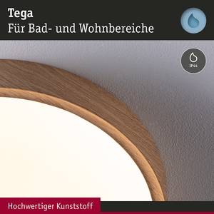 Deckenleuchte Tega Acrylglas - 1-flammig - Hellbraun