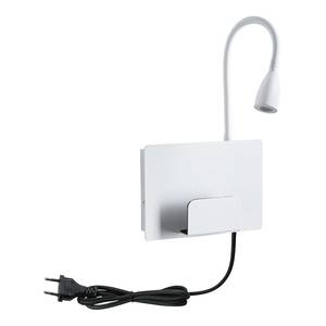 Wandlamp Halina aluminium - 1 lichtbron - Wit