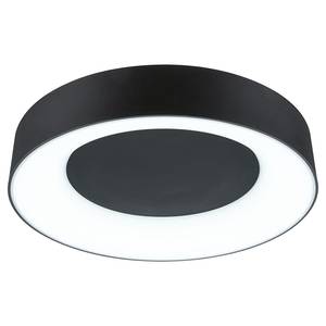 Plafondlamp Casca aluminium/kunststof - Zwart - Diameter: 40 cm