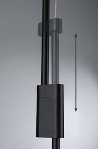 Lampada a sospensione Puric Pane Alluminio - Nero - Numero di lampadine necessarie: 6