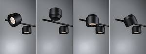 Lampada a sospensione Puric Pane Alluminio - Nero - Numero di lampadine necessarie: 6