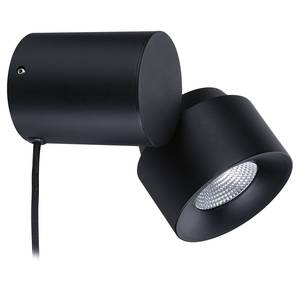 Wandlamp Puric Pane ZB aluminium - zwart - 1 lichtbronnen