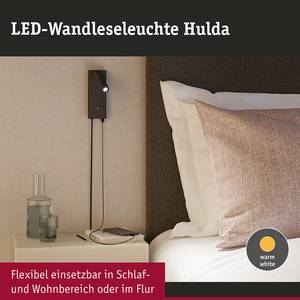 Wandlamp Hulda aluminium - 1 lichtbron - Zwart