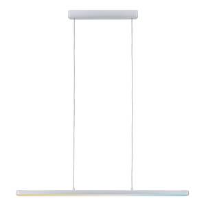 Hanglamp Lento aluminium/kunststof - 1 lichtbron - Grijs