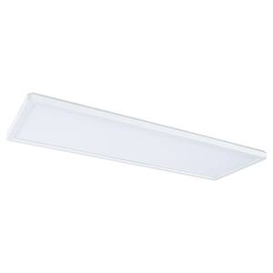 Plafondlamp Atria Shine Panel aluminium - wit - 1 lichtbron - Warm wit