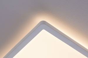 Lampada da soffitto Atria Shine Panel Metallo - Bianco - 1 punto luce - Bianco caldo