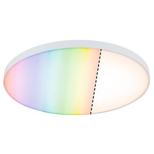 Deckenleuchte Velora RGB Aluminium - Weiß - 1-flammig - Durchmesser: 40 cm