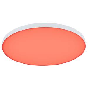 Plafondlamp Velora RGB aluminium - wit - 1 lichtbron - Diameter: 40 cm