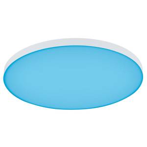 Plafondlamp Velora RGB aluminium - wit - 1 lichtbron - Diameter: 40 cm