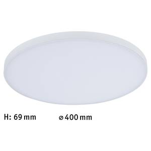 Plafondlamp Velora RGB aluminium - wit - 1 lichtbron - Diameter: 40 cm