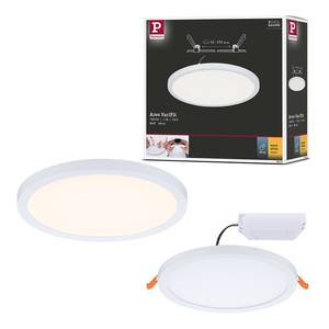 Plafondlamp Areo Rond kunststof - 1 lichtbron - Wit - Diameter: 18 cm - Warm wit