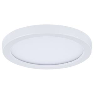 Plafonnier Areo rond Matière plastique - 1 ampoule - Blanc - Diamètre : 12 cm - Blanc chaud