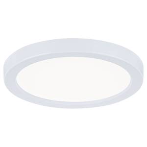 Plafondlamp Areo Rond kunststof - 1 lichtbron - Wit - Diameter: 12 cm - Warm wit - Universeel wit