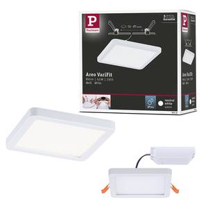 Lampada da soffitto Areo Materiale plastico - Bianco - 1 punto luce - 12 x 2.6 cm - Bianco caldo - Bianco universale