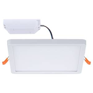 Lampada da soffitto Areo Materiale plastico - Bianco - 1 punto luce - 18 x 2.6 cm - Bianco caldo - Bianco universale