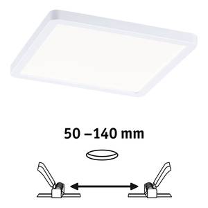 Plafonnier Areo Matière plastique / Blanc - 1 ampoule - 18 x 2.6 cm - Blanc chaud - Blanc neutre