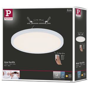 Plafondlamp Areo 3-Step-Dim Rond kunststof - 1 lichtbron - Wit - Diameter: 23 cm - Warm wit