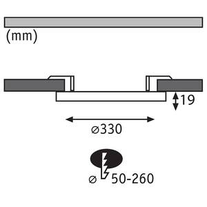 Plafonnier 2in1 Cover-it avec capteur Matière plastique / Blanc - 1 ampoule - Diamètre : 33 cm