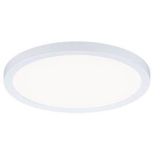 Plafonnier Areo rond Matière plastique - 1 ampoule - Blanc - Diamètre : 18 cm - Blanc chaud - Blanc neutre