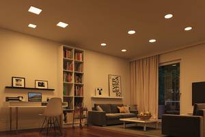 Lampada da soffitto Areo ZB Materiale plastico - 1 punti luce - Bianco - 18 x 1.2 cm