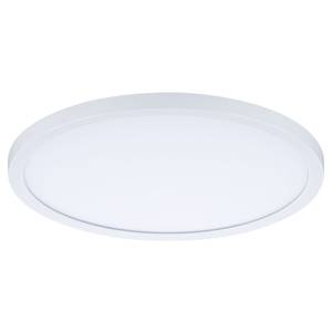 Lampada ZB rotonda Areo Materiale plastico - Bianco - 1 punto luce - Bianco - Diametro: 23 cm