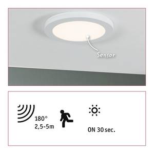 Plafondlamp 2in1 Cover-It met Sensor kunststof - wit - 1 lichtbron - Diameter: 23 cm