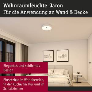 Deckenleuchte Jaron Aluminium / Kunststoff - 1-flammig - Weiß