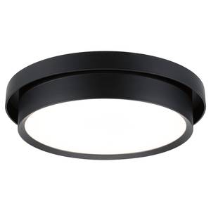 Lampada da soffitto Malik Materiale plastico - 1 punti luce - Nero