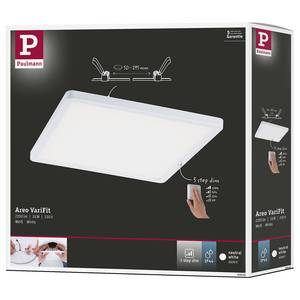 Lampada Areo 3-Step-Dim Materiale plastico - Bianco - 1 punto luce - 23 x 2.6 cm - Bianco universale