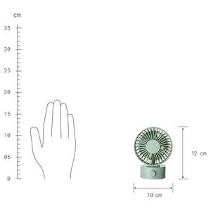 Mini-Ventilator AIR WAVE Kunststoff / Polypropylen / ABS - Grün