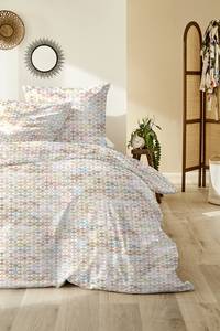 Percal beddengoed Abstract katoen - Meerkleurig - 135 x 200 cm