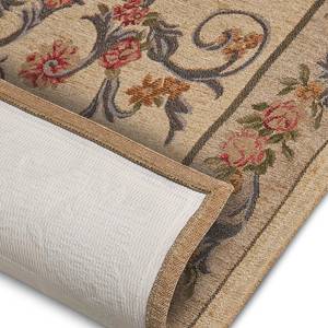 Kurzflorteppich Assia Polyester / Baumwolle - Creme - 120 x 180 cm