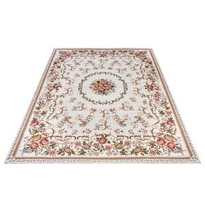 Kurzflorteppich Nour Polyester / Baumwolle - Creme - 150 x 220 cm