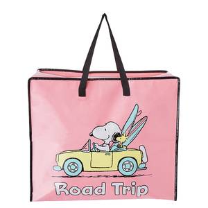 Jumbotasche PEANUTS Snoopy Road Trip PET, recycelted - Rosa