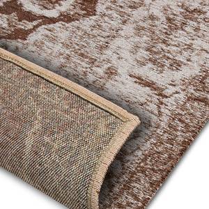 Kurzflorteppich Mahat Polyester / Baumwolle - Braun - 120 x 180 cm