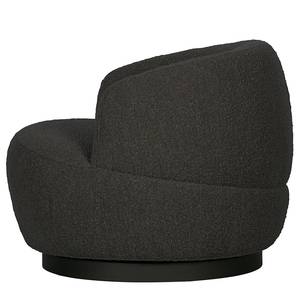 Fauteuil pivotant Woolly Tissu structuré - Anthracite