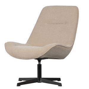 Fauteuil Stach ijzer/chenille - zandkleurig