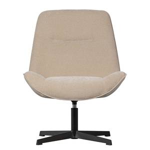 Fauteuil Stach ijzer/chenille - zandkleurig