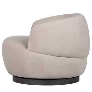 Fauteuil pivotant Woolly Velours côtelé - Beige