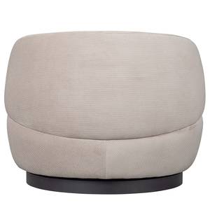 Fauteuil pivotant Woolly Velours côtelé - Beige