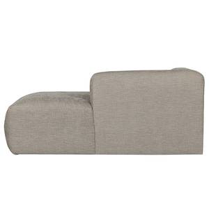 Chaise longue Yent structuurweefsel - beige - Hoek vooraanzicht rechts