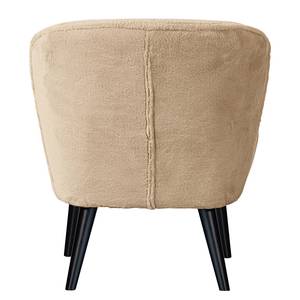 Fauteuil Sara Fausse fourrure - Beige