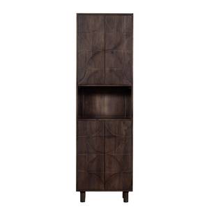 Schrank Draw Mangoholz Massiv - Dunkelbraun