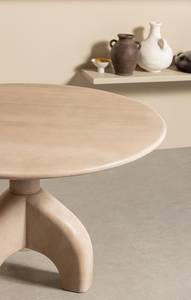 Esstisch Smooth Mangoholz Massiv - Beige