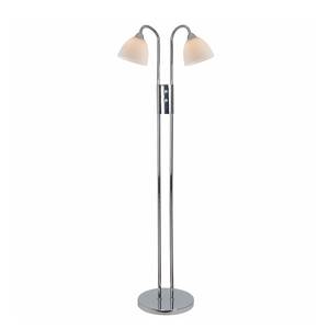 Staande lamp Ray chroom - Aantal lichtbronnen: 2